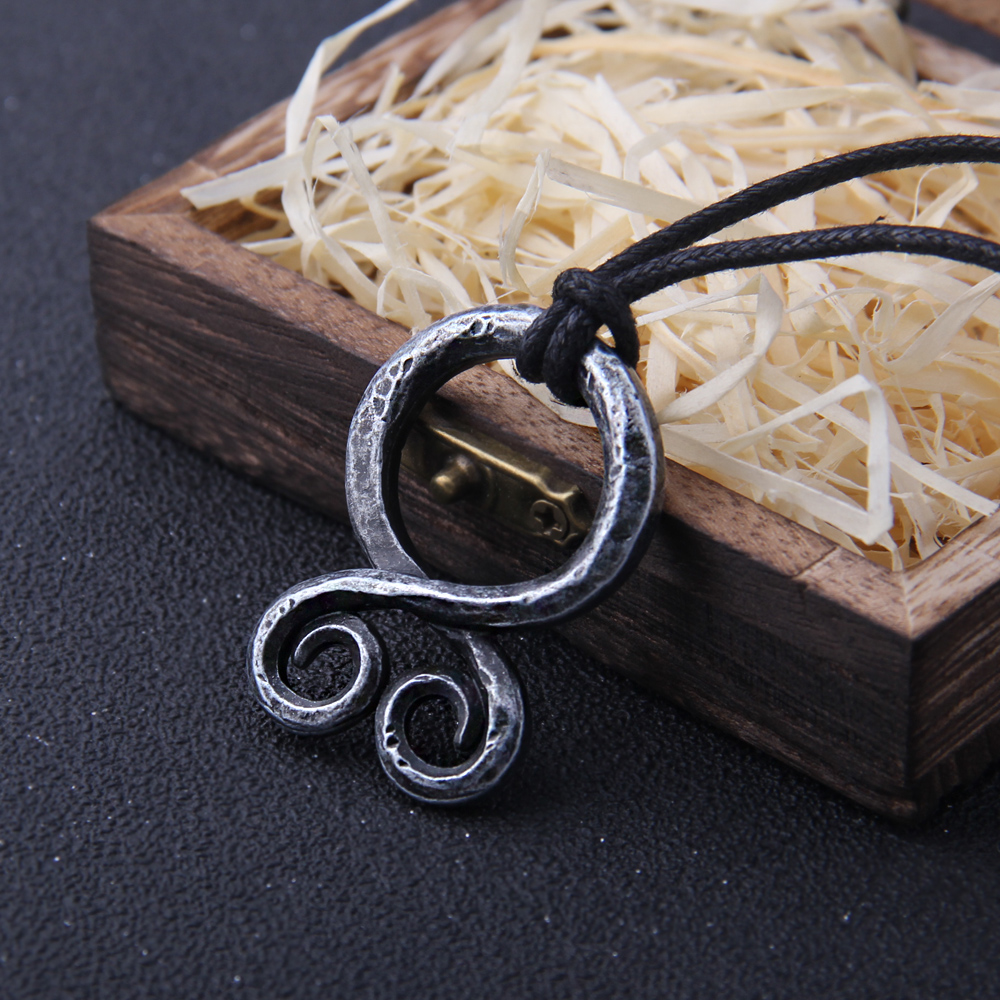 Ethnic Fashion Show - Iron Color Viking Odin Rune Pendant