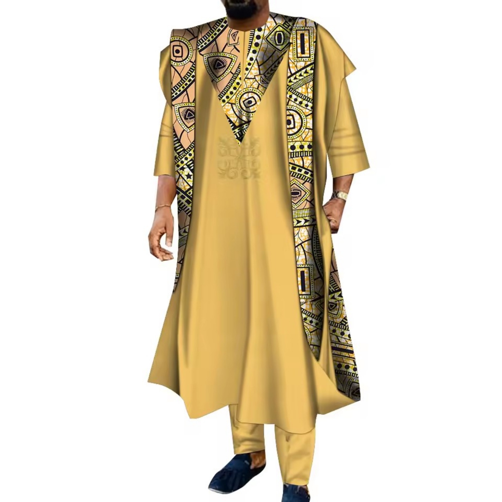 3 Piece African Embroidered Me - Boubou Men Africa 리뷰 및 가격