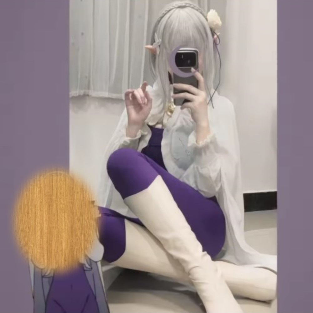 NEW Emilia Rezero Cosplay Cost - Ethnic Outfit 리뷰 및 가격