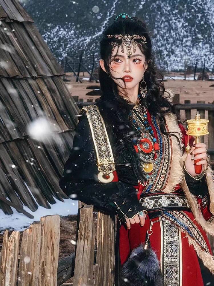 New Tibetan robe Tibet brigade - Ethnic Clothing & Online Fashion Store Khaadi Us 리뷰 및 가격