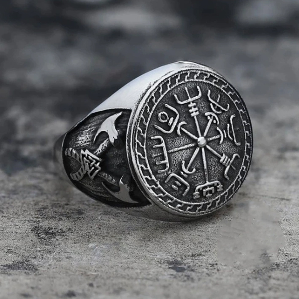 Vintage Viking Men Rings Stain - Ethnic Fashion Men 리뷰 및 가격