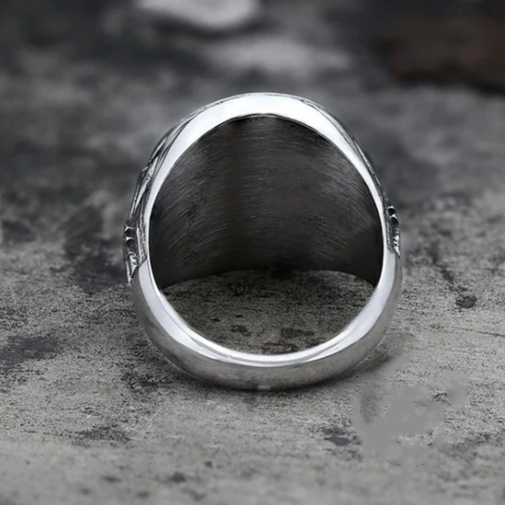Vintage Viking Men Rings Stain - Ethnic Fashion Men 리뷰 및 가격