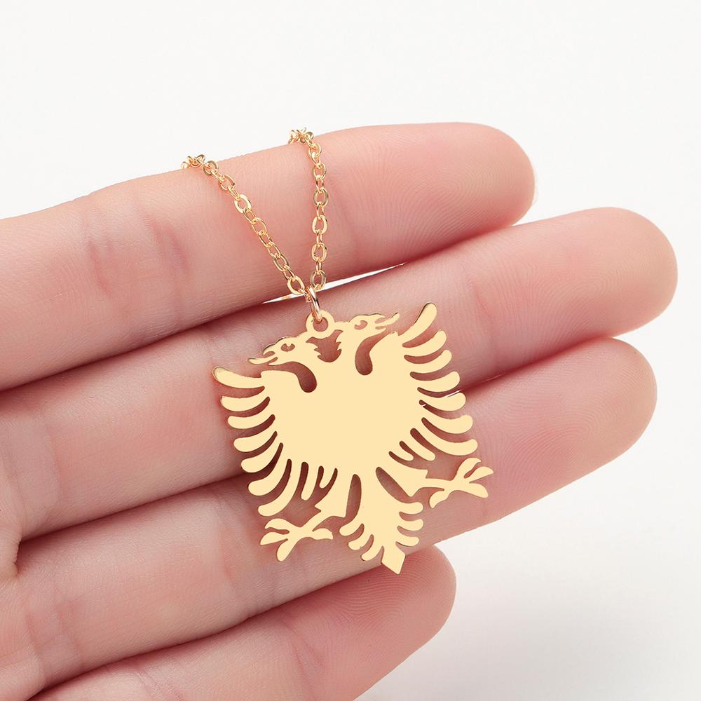 Albania Eagle Pendant Necklace - Ethnic Fashion Show 리뷰 및 가격