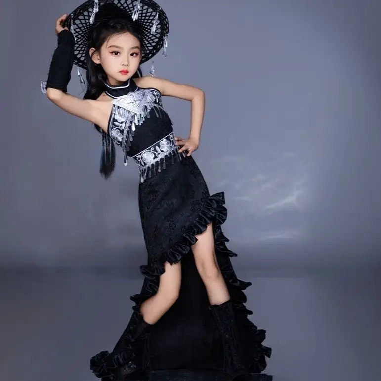 Children's Suit Trailing Skirt - Ethnic Fashion Runway 리뷰 및 가격