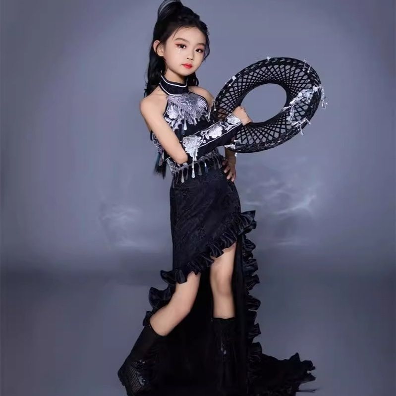 Children's Suit Trailing Skirt - Ethnic Fashion Runway 리뷰 및 가격