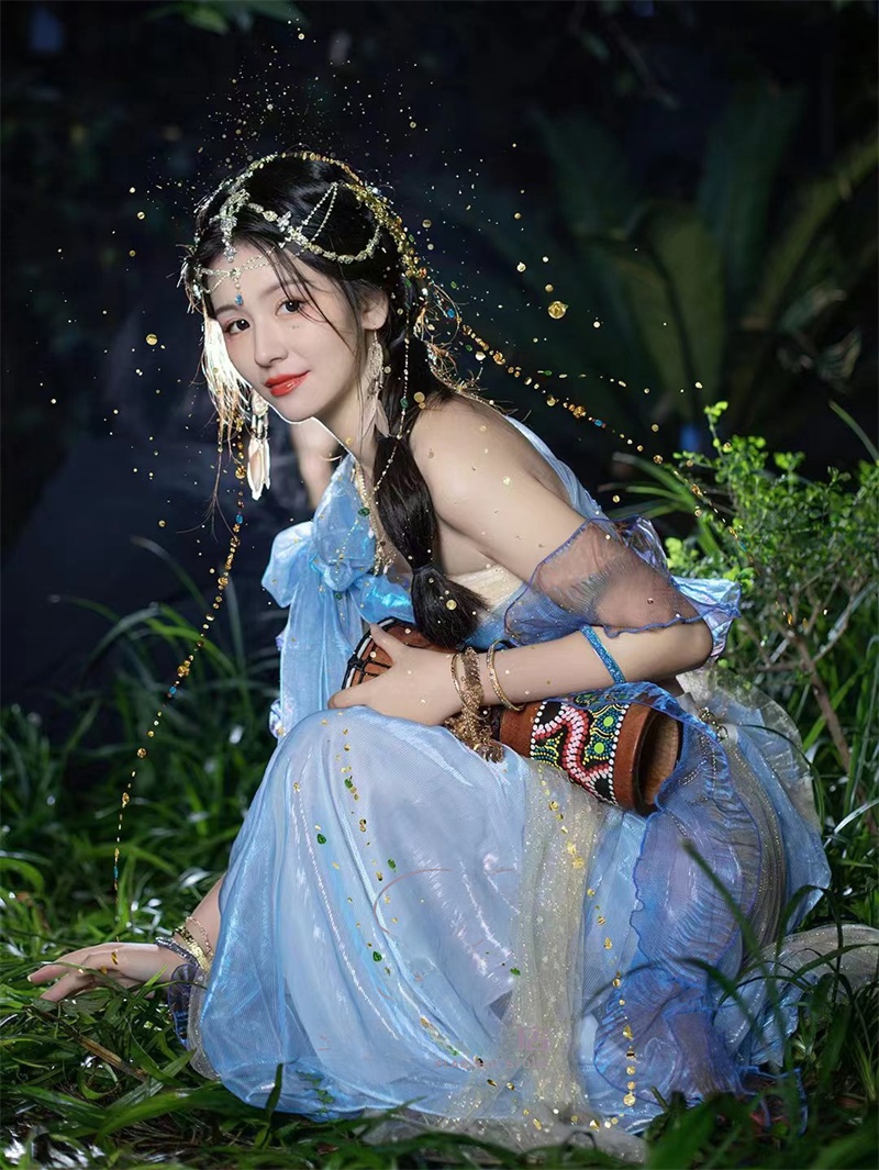 Blue Hanji Jasmine Princ Inter - Ethnic Clothing & Online Fashion Store Khaadi Us 리뷰 및 가격