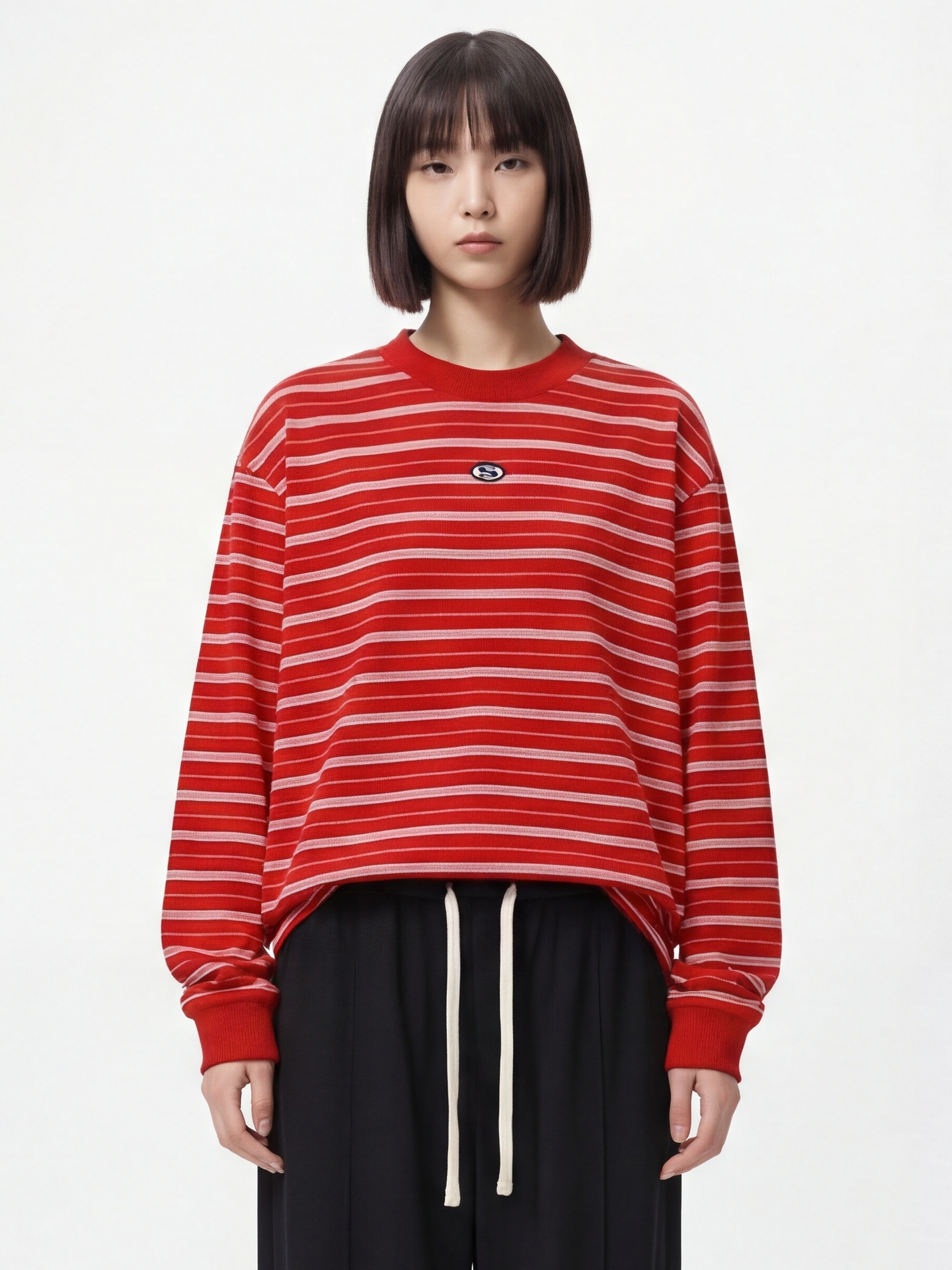 Elegant Color round Collar Lon - Ethnic Fashion Show 리뷰 및 가격