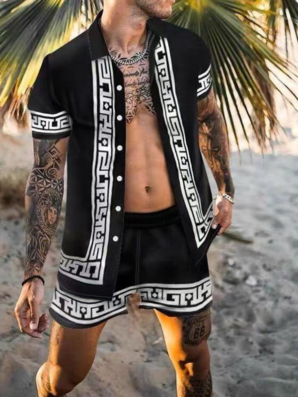 Summer Men's Casual Loose Shor - Ethnic Outfit 리뷰 및 가격