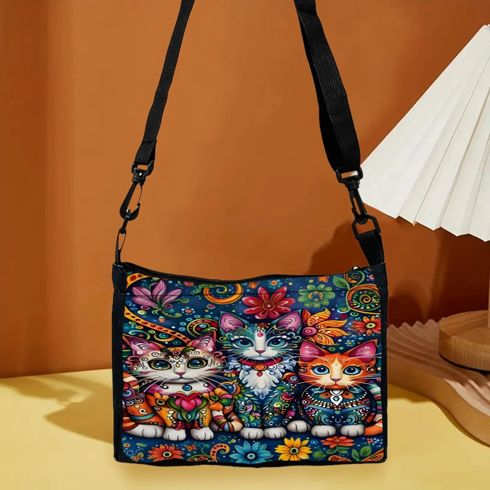 1PC Cat Crossbody Bag Ethnic D - Ethnic Fashion Illustration 리뷰 및 가격