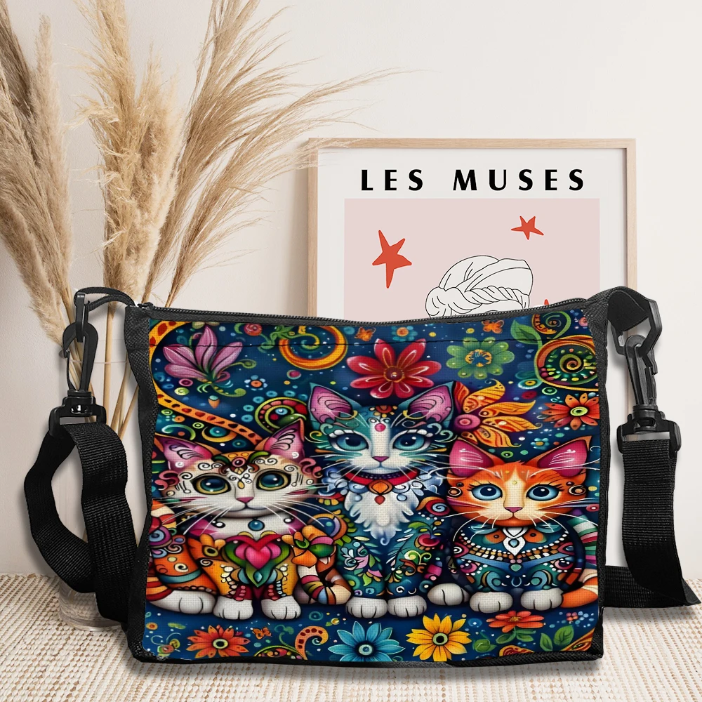 1PC Cat Crossbody Bag Ethnic D - Ethnic Fashion Illustration 리뷰 및 가격
