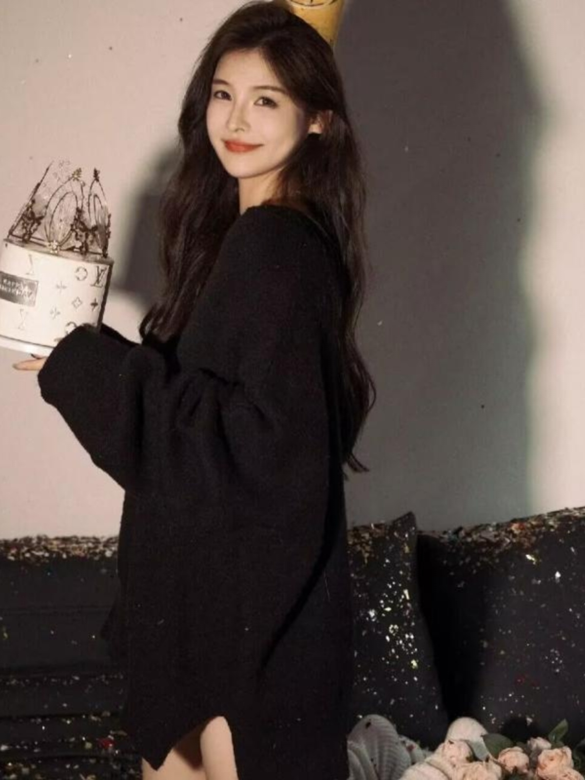 Black Mid-Length Sweater Art P - Ethnic Clothing & Online Fashion Store Khaadi Us 리뷰 및 가격