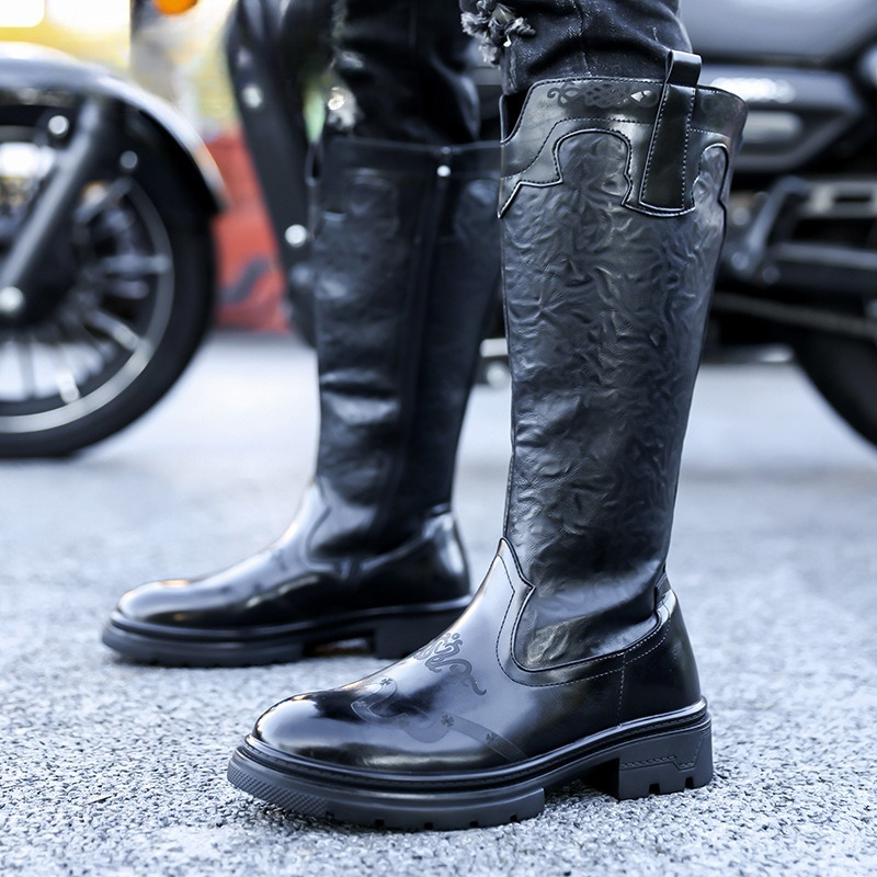 Men's Mid-calf Boots High Qual - Ethnic Fashion Men 리뷰 및 가격
