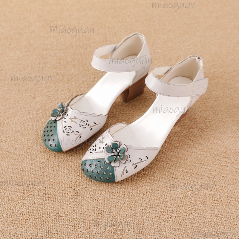 Hollow Out Cover Toe Gladiator - Ethnic Outfit 리뷰 및 가격