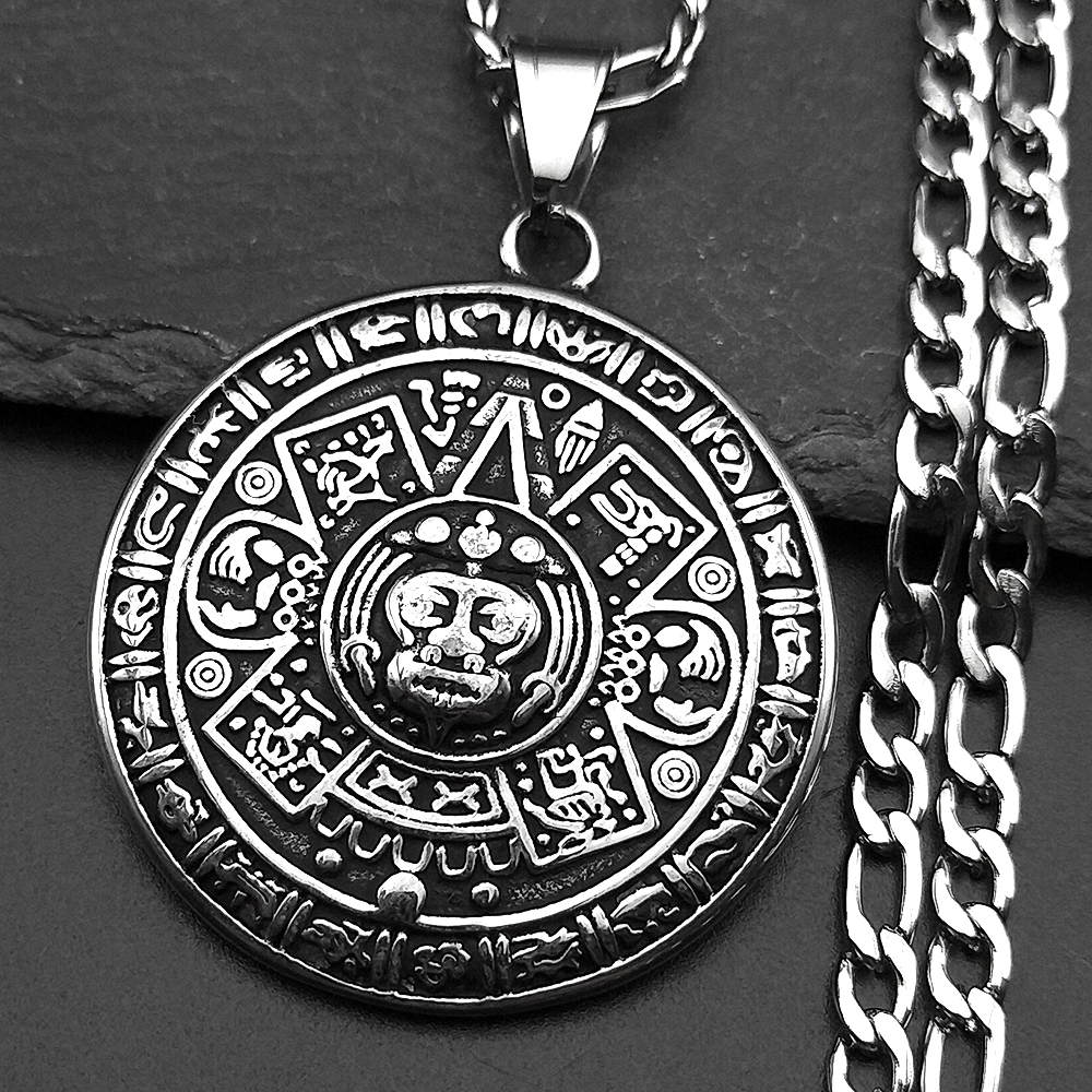 Vintage Mayan Symbol Pendant N - Ethnic Fashion Show 리뷰 및 가격