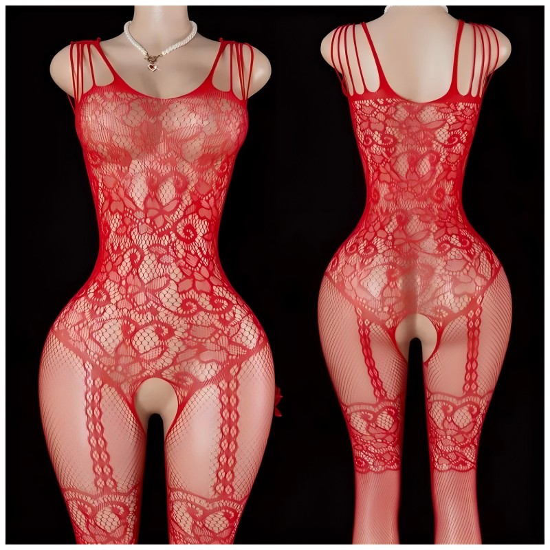 Mesh Sexy Crotchless Long Stoc - Ethnic Outfit 리뷰 및 가격