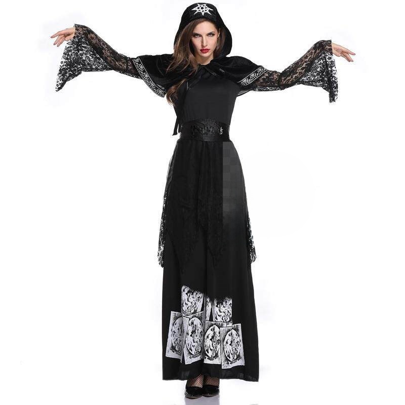 Halloween Demon Witch Costume  - Ethnic Fashion Show 리뷰 및 가격