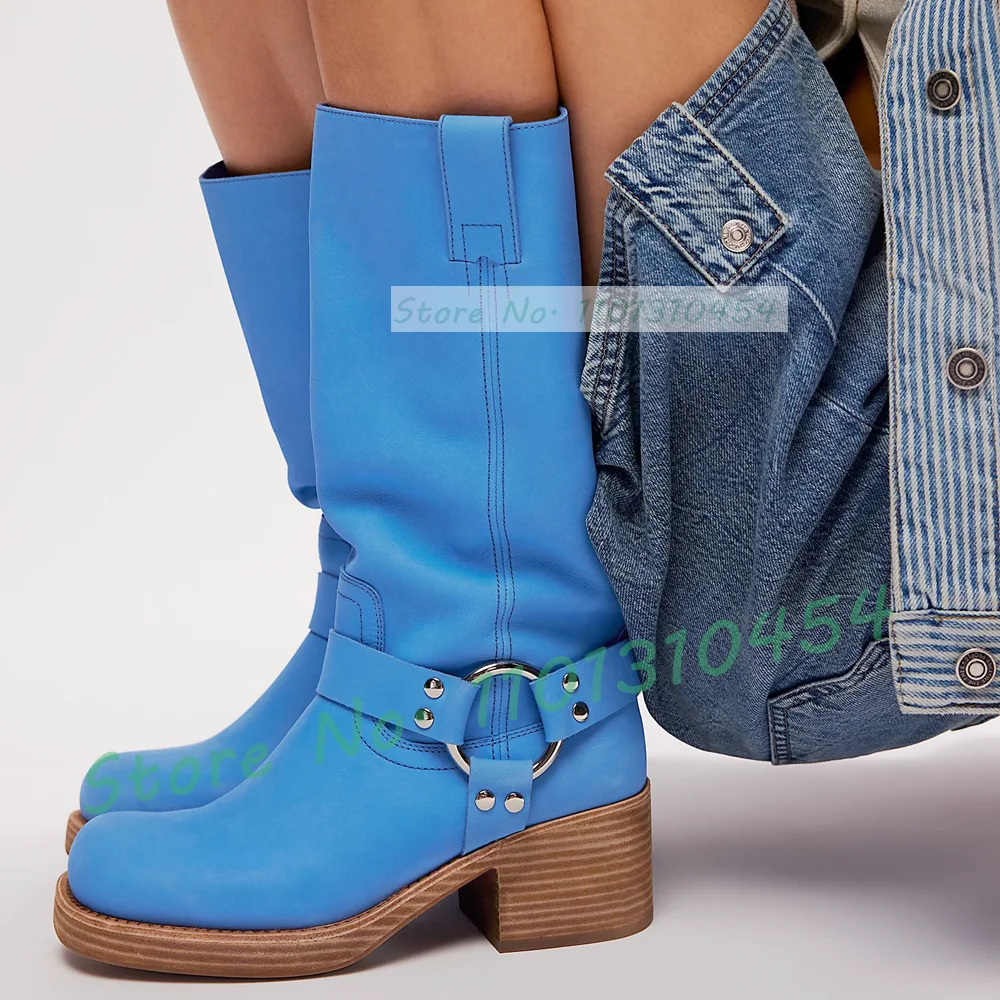 Harness Western Knee High Boot - Ethnic Outfit 리뷰 및 가격