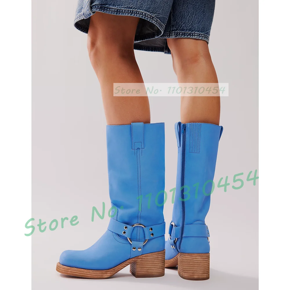 Harness Western Knee High Boot - Ethnic Outfit 리뷰 및 가격