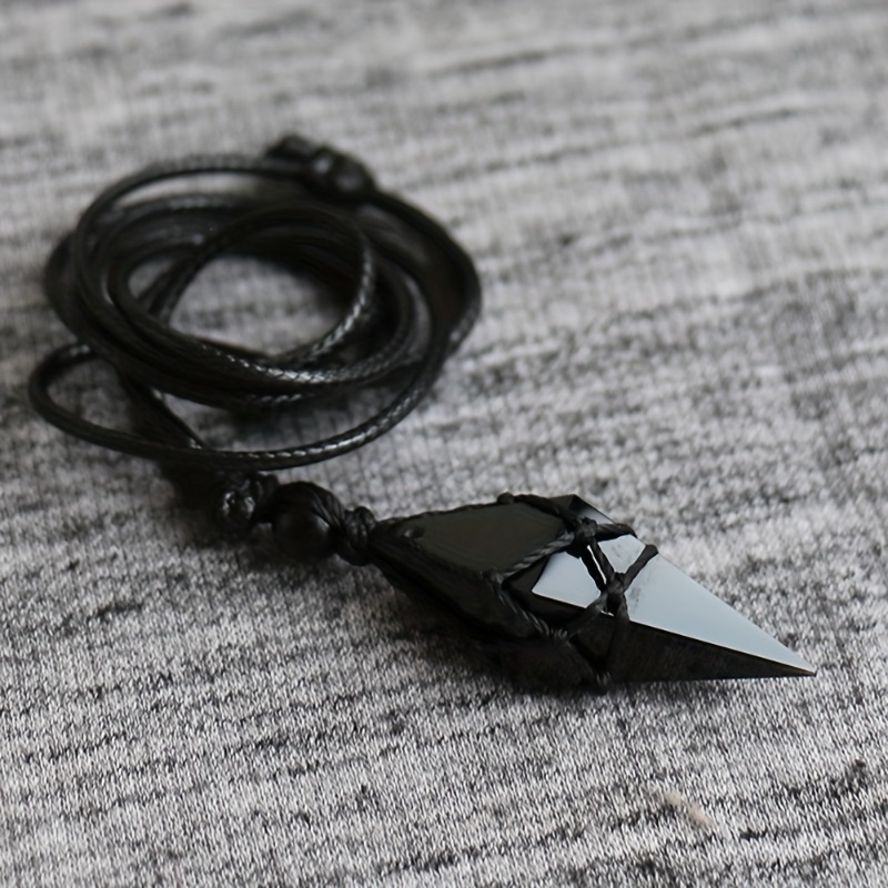 Black Obsidian Arrowhead Cryst - Ethnic Fashion Show 리뷰 및 가격