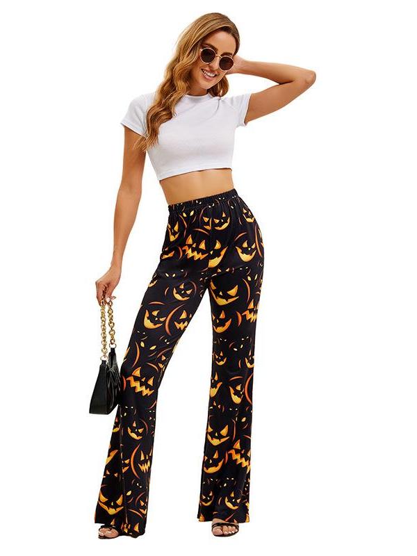 Halloween Bat Pumpkin Print Wo - Ethnic Fashion Brands 리뷰 및 가격