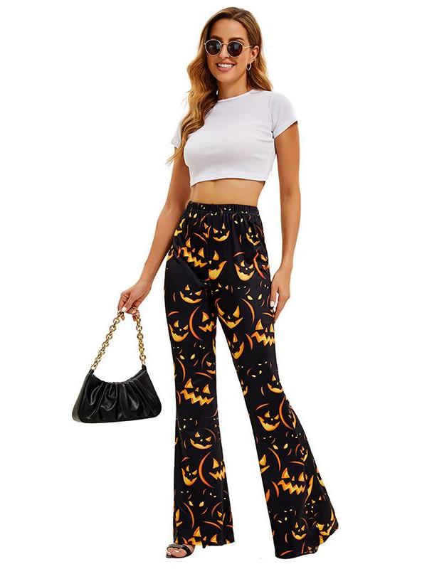 Halloween Bat Pumpkin Print Wo - Ethnic Fashion Brands 리뷰 및 가격