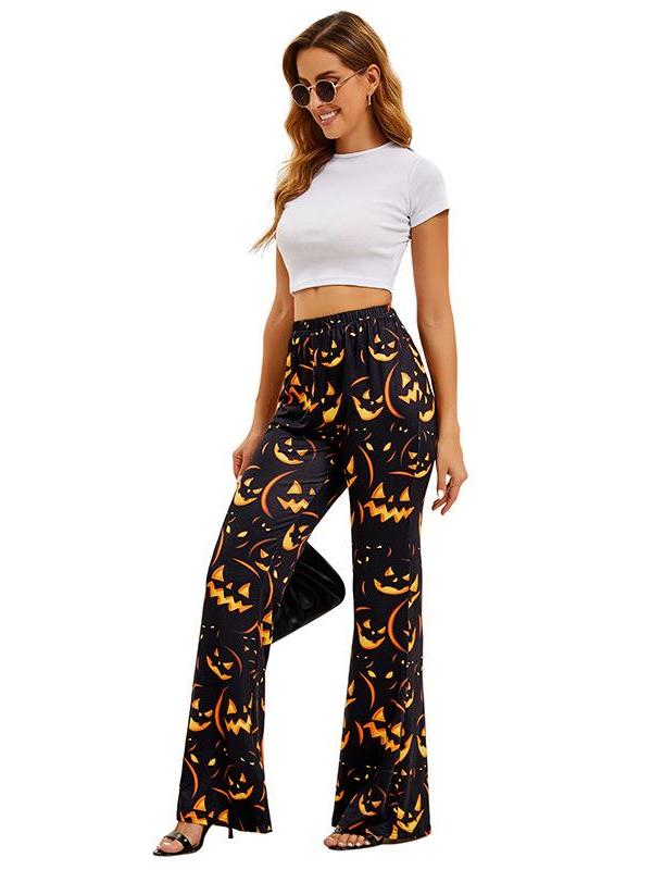 Halloween Bat Pumpkin Print Wo - Ethnic Fashion Brands 리뷰 및 가격