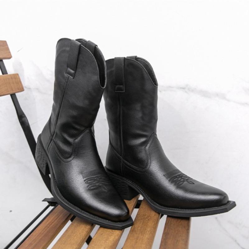 Men Boots Classic Embroidery W - Ethnic Fashion Men 리뷰 및 가격