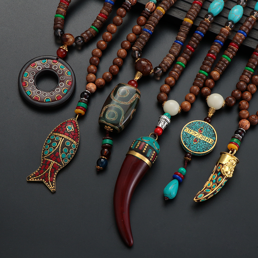 Handmade Nepal Necklace Buddhi - Ethnic Fashion Show 리뷰 및 가격