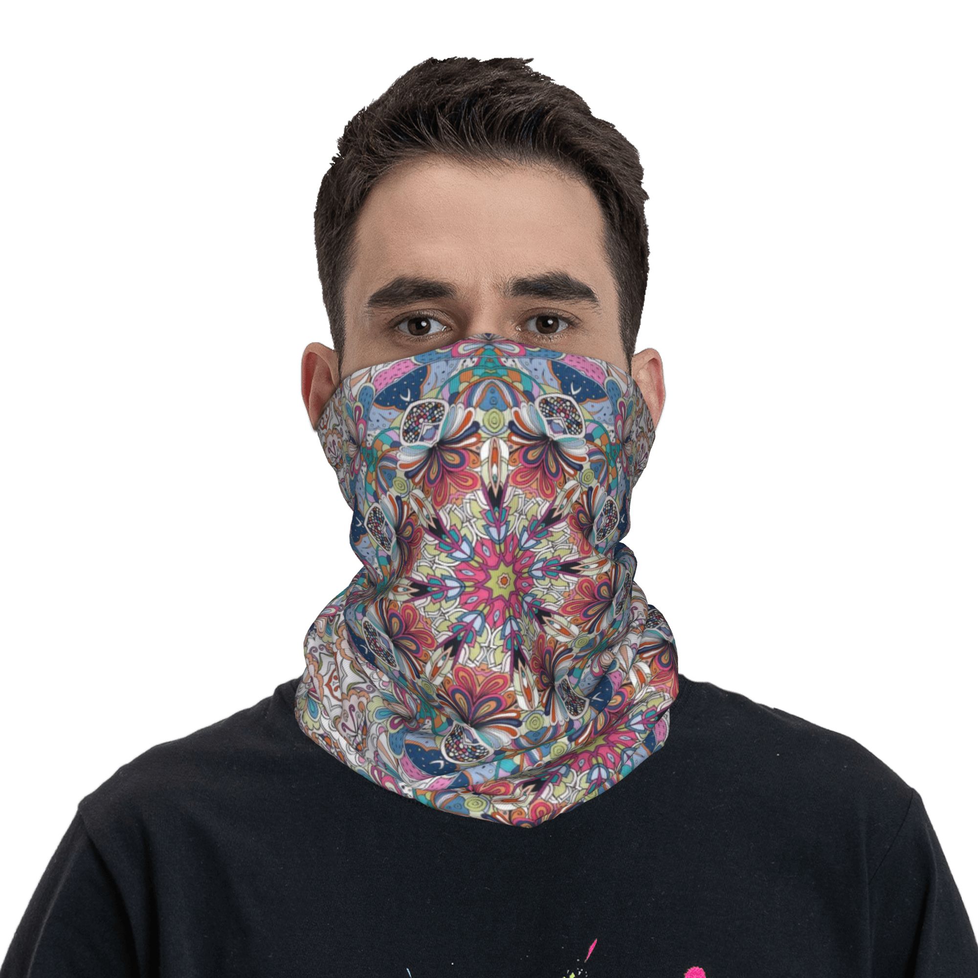 Vibrant Floral Mandala Ethnic  - Ethnic Fashion Men 리뷰 및 가격