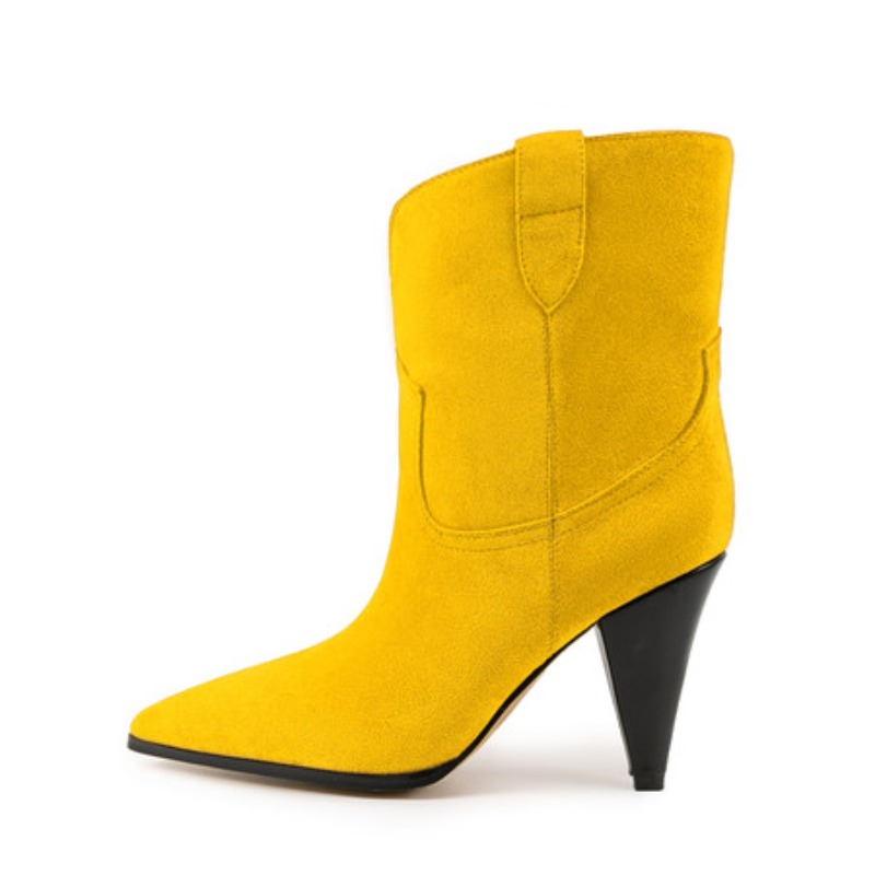 Bicolor Spike Heels Pull On Fa - Ethnic Fashion Show 리뷰 및 가격