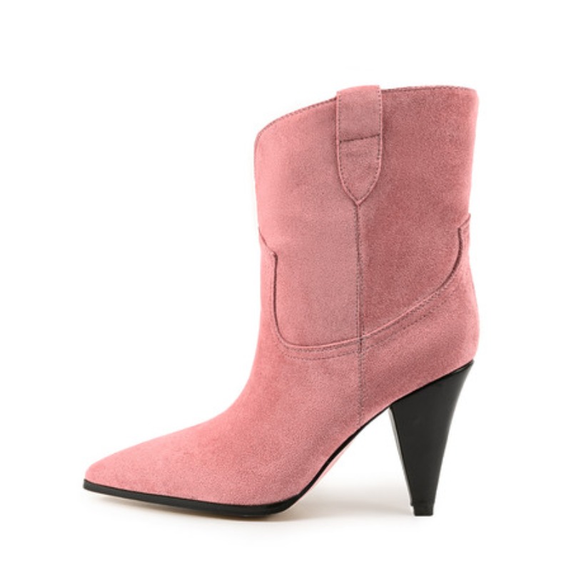 Bicolor Spike Heels Pull On Fa - Ethnic Fashion Show 리뷰 및 가격
